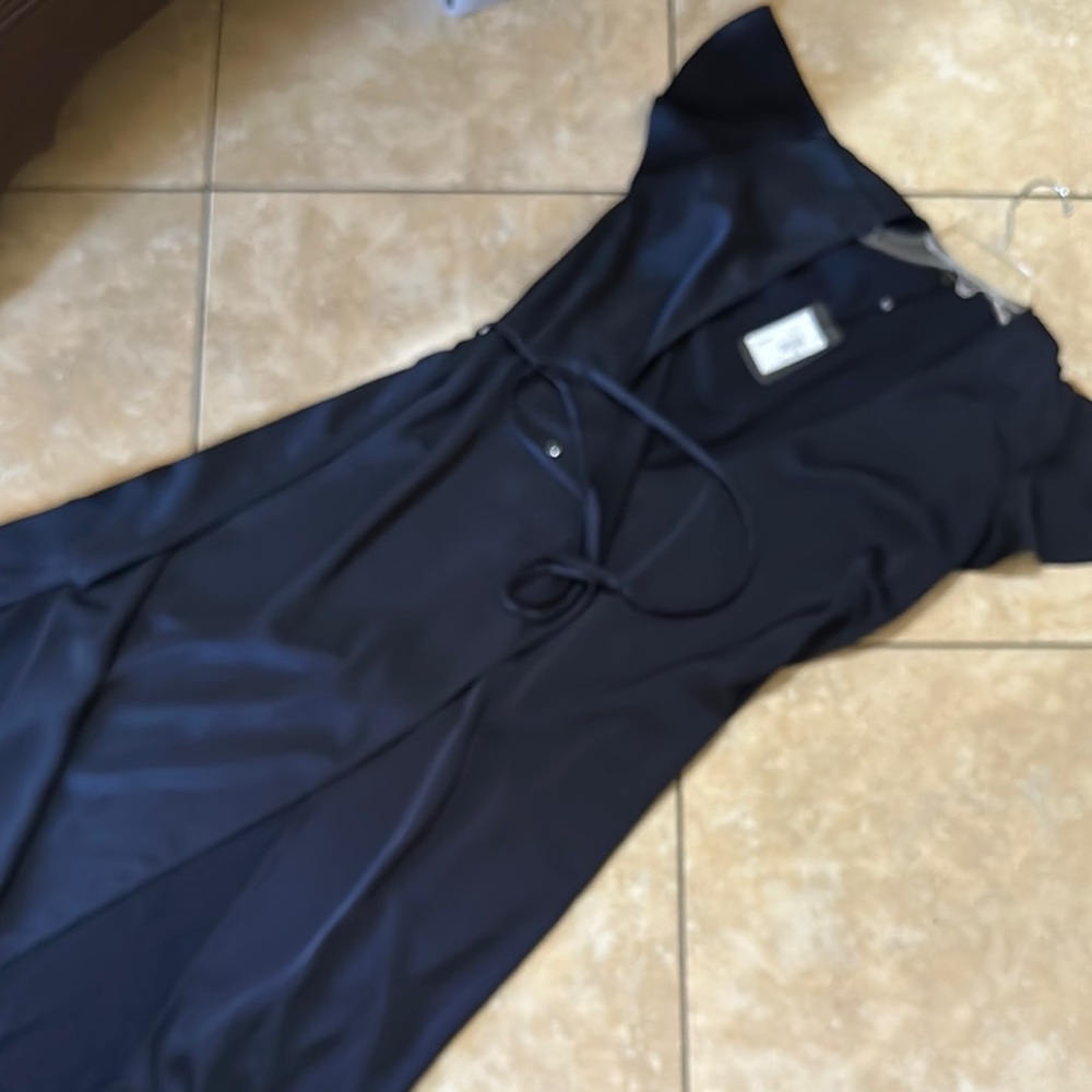 Elegant Black Wrap Dress